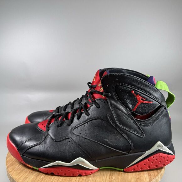 Air Jordan 7 Marvin The Martian Men\'s Size 13‎ Shoes Black Red Athletic Sneakers main image 9